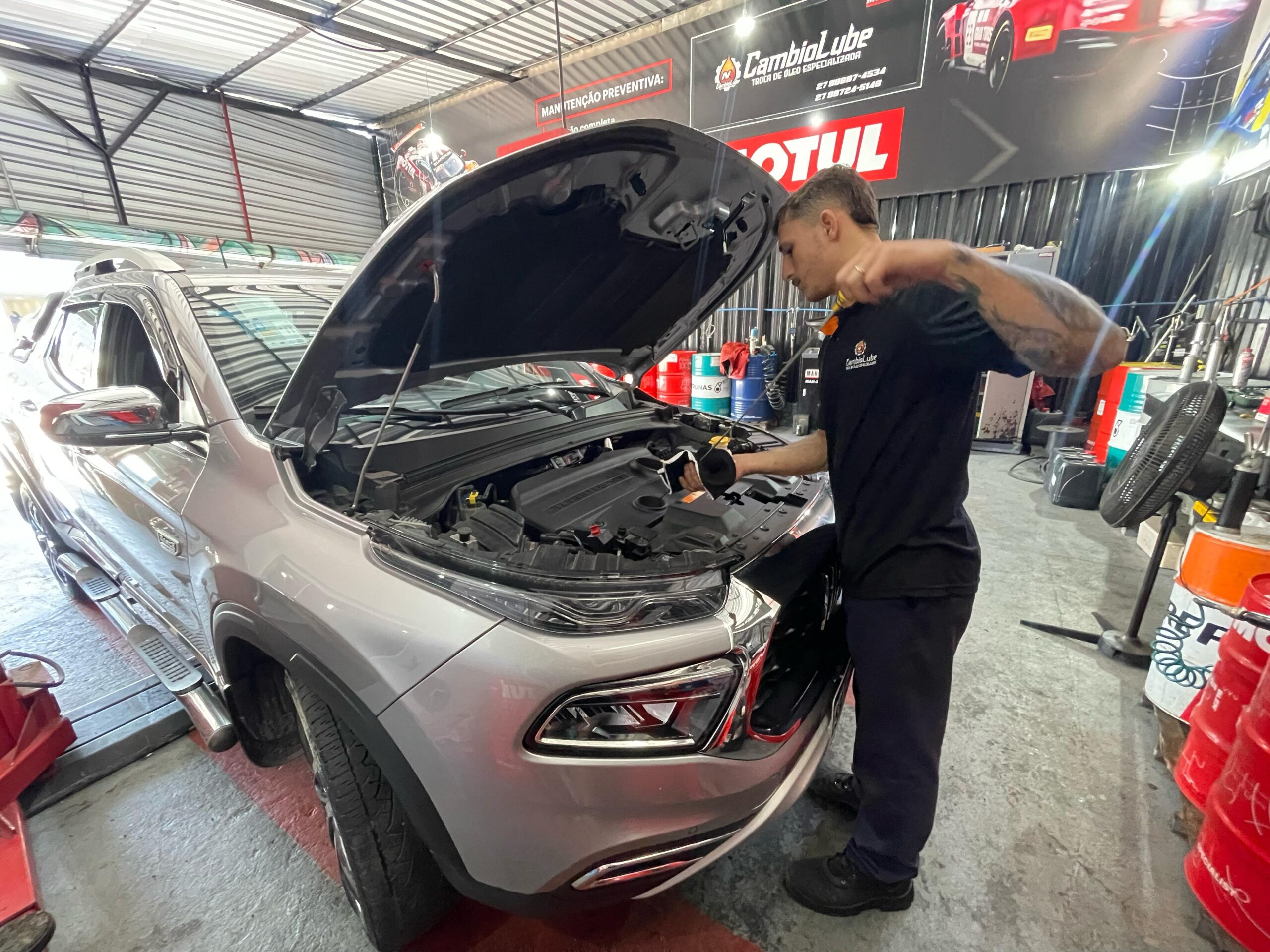 Troca de óleo do câmbio automático Fiat — CambioLube
