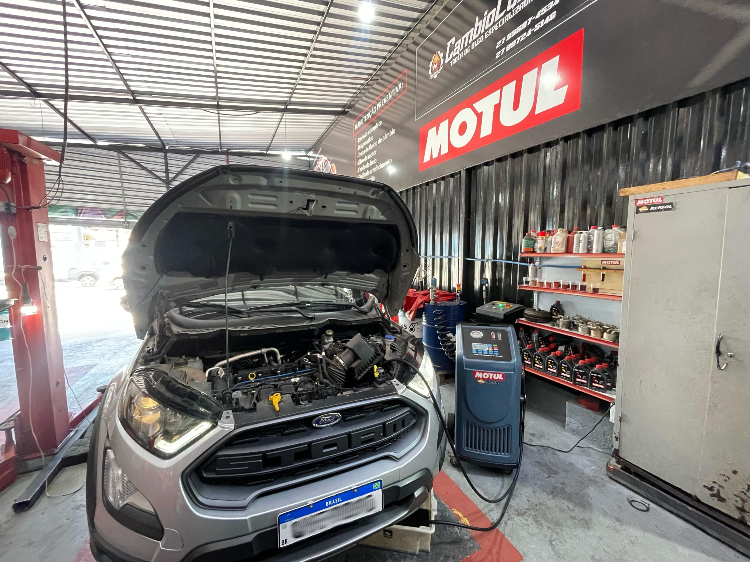 Troca de óleo do câmbio automático Ford — CambioLube