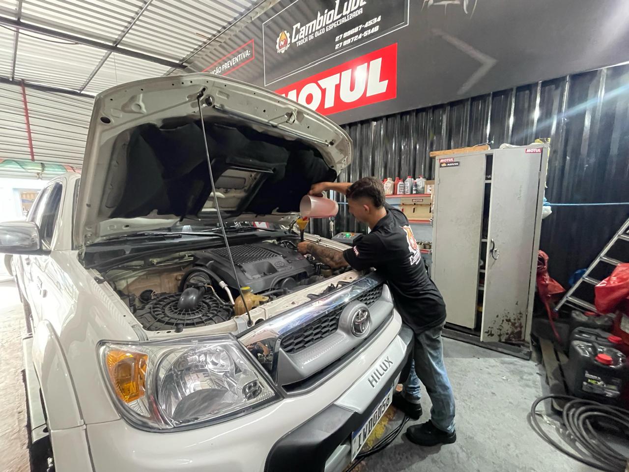 Troca de óleo do câmbio automático Toyota — CambioLube